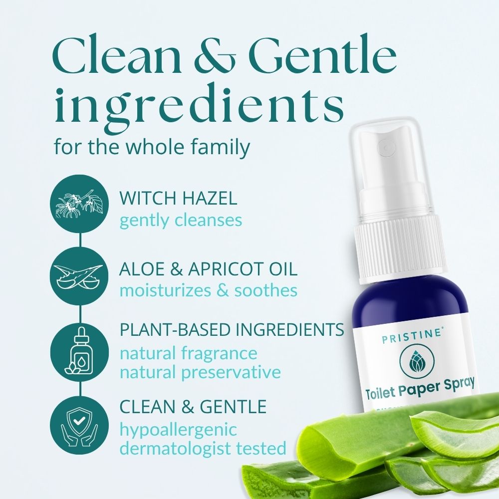 Fragrance Free | Toilet Paper Spray – Pristine Sprays