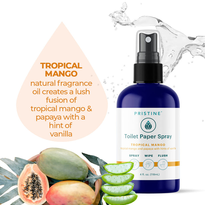 Tropical Mango Toilet Paper Spray Pristine Sprays