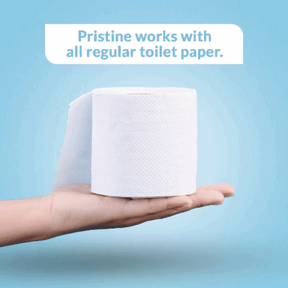 How to use toilet paper spray. Fold toilet paper. Spray toilet paper. Wipe. Flush. yes flush. It won't clog plumbing