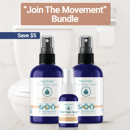Join The Movement bundle Save $5 on Pristine toilet paper spray