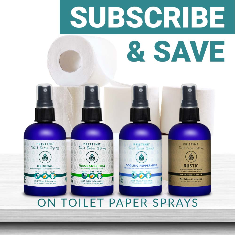 Subscribe & Save Pristine Toilet Paper Sprays Pristine Sprays